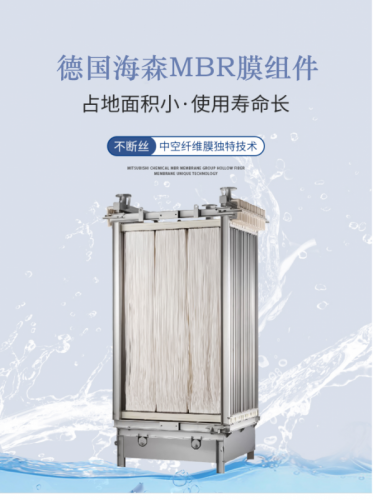 进口MBR膜组件 德国海森品牌 pvdf中空纤维帘式膜中国总代理
