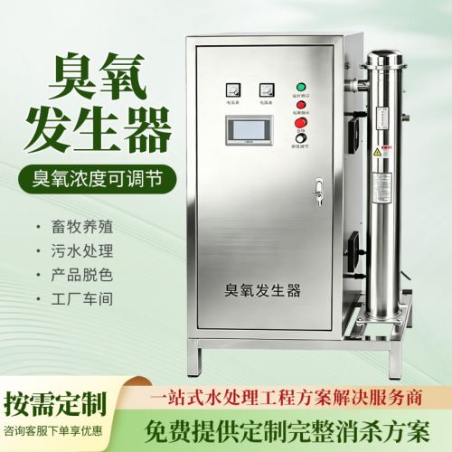 臭氧发生器工业水处理臭氧消毒设备 工厂化循环水养殖污水降解 COD 杀菌氧化装置可定制