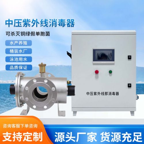 纯净水厂纯化水专用中压紫外线消毒器 强效去除铜绿假单胞菌 无残留水处理设备