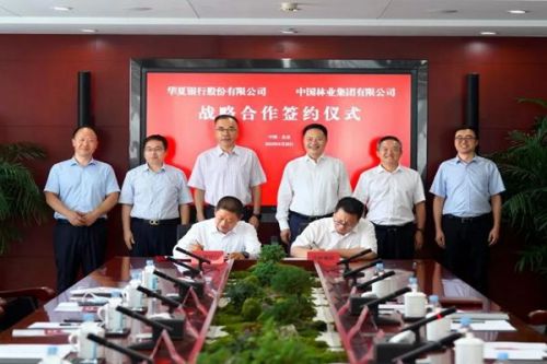 携手助力“双碳”！中林集团与华夏银行签署战略合作协议