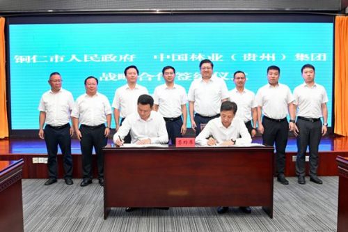开发林业碳汇，中林贵州集团与铜仁市签署400万亩国储林合作协议