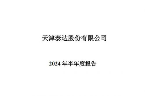 泰达股份发布2024年半年度报告：泰达环保营业收入6.08亿元