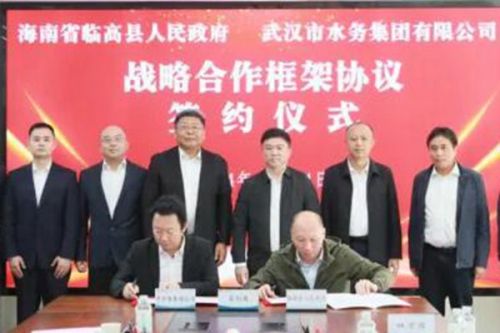 武汉市级水务集团与海南一县政府就水务环保签订战略合作协议