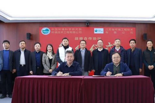 中环院工程公司与江苏省环境工程技术有限公司签订战略合作协议