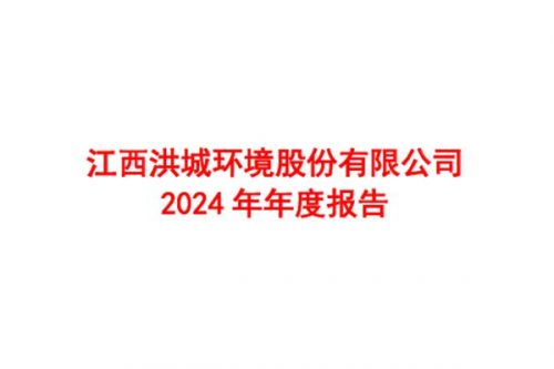 洪城环境：2024年净利润11.90亿元，同比增长9.89%