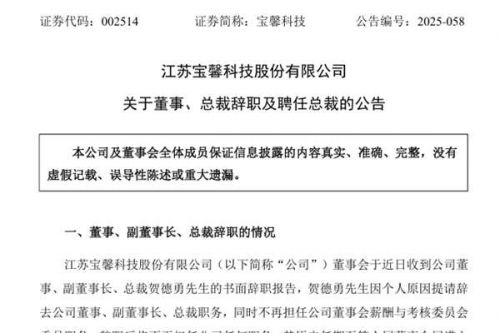 总裁辞职，董事长兼任！又一光伏企业“换帅”！