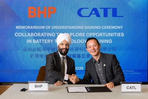 宁德时代与必和必拓（BHP）签署合作备忘录，加速全球采矿业电动化转型