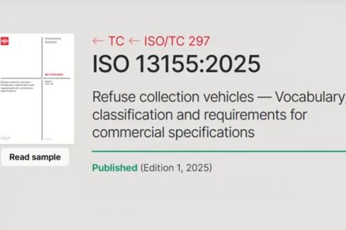 盈峰环境主导！首个由中国企业牵头编制的环卫装备ISO国际标准正式发布！
