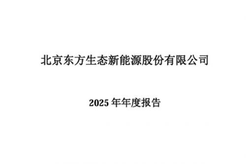 东方新能：去环保后，2025年净利润减亏35.28亿元