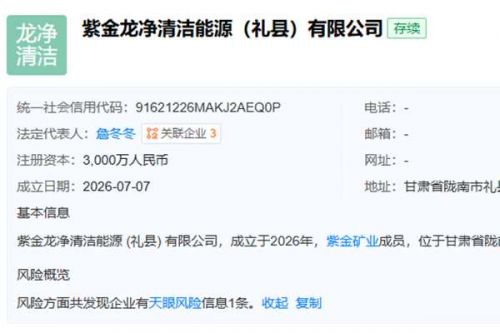 注册资本3000万元！龙净环保旗下新增一家清洁能源公司